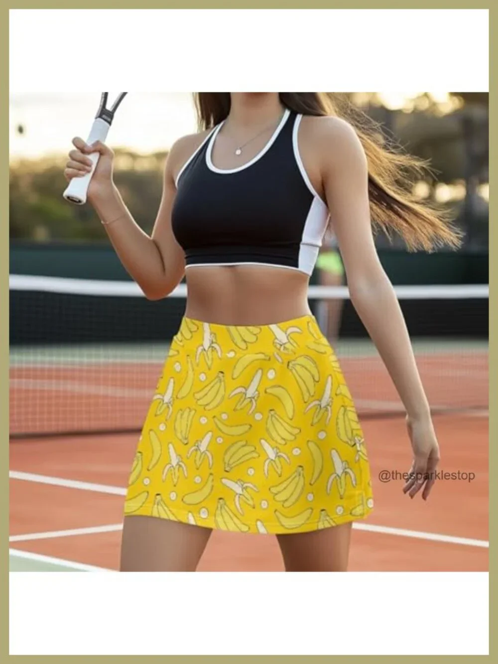 Women's 2 in 1 High Waisted Athletic Skort with Pockets for Tennis, Golf,